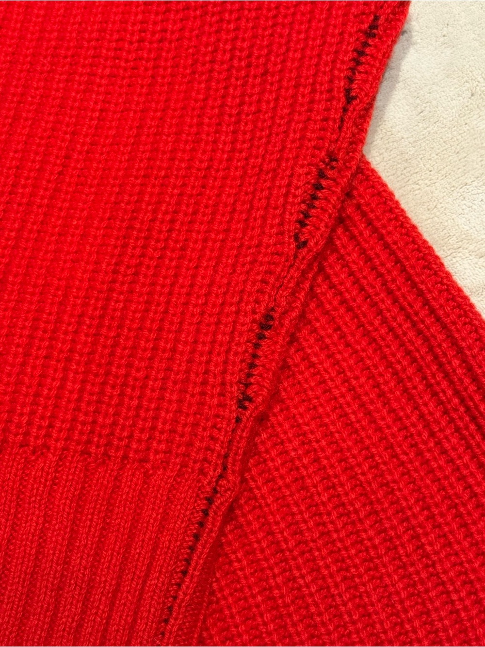Imogene + Willie Varese Sweater in Red Wool - Picture 7 of 9